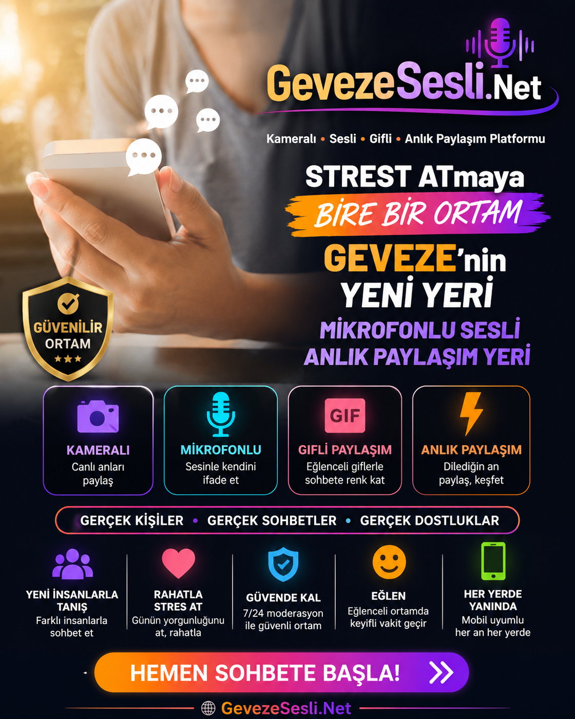Geveze MIRC Odalarında Güvenlik ve Gizlilik